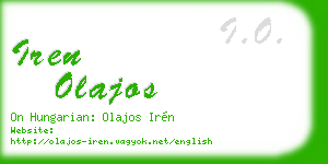 iren olajos business card