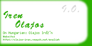 iren olajos business card